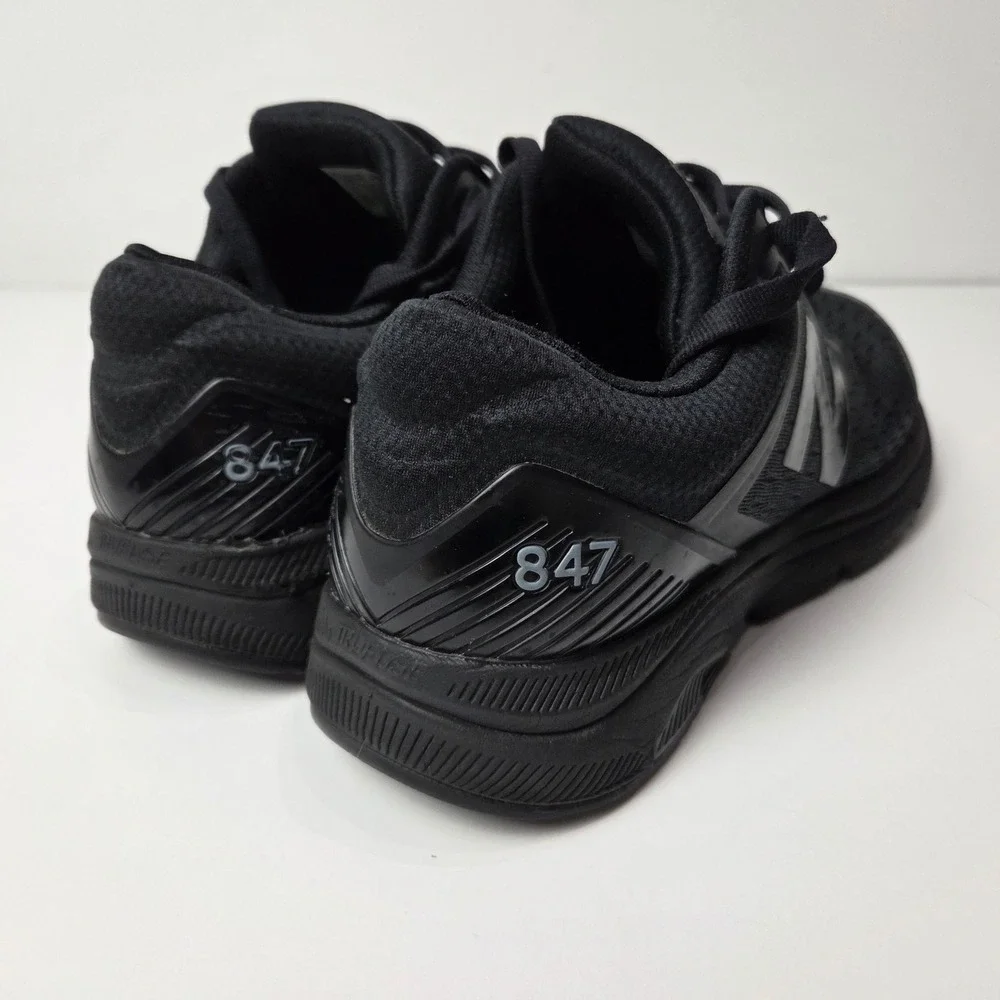 NEW BALANCE WOMEN'S 847 V4 Black WALKING SHOE SNEAKER BLACK SIZE 9.5‎
